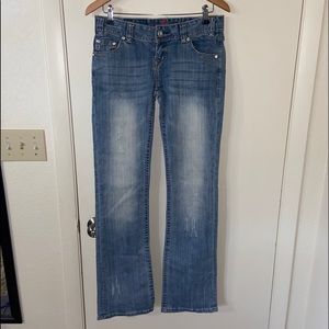 Rock&roll cowgirl Low rise bootcut jeans size 28